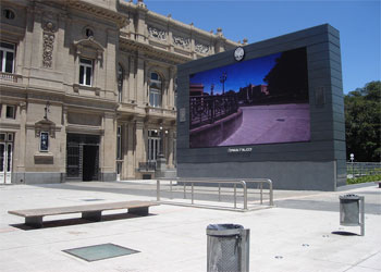 Plaza Estado del Vaticano, pantalle Led 